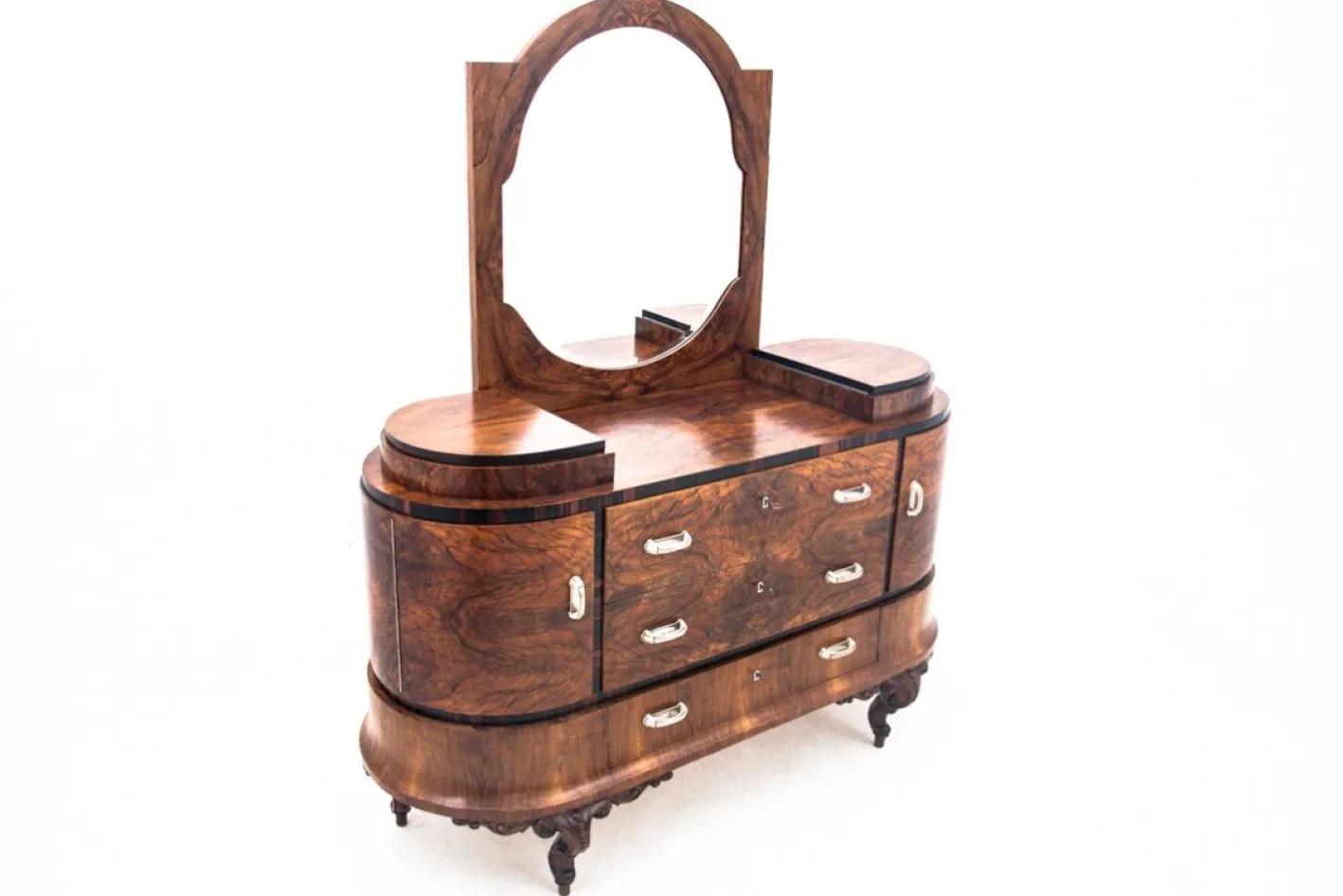 Italienischer Vintage Art Deco Frisiertisch, 1920er