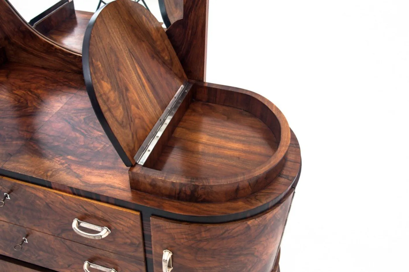 Italienischer Vintage Art Deco Frisiertisch, 1920er