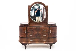 Italienischer Vintage Art Deco Frisiertisch, 1920er