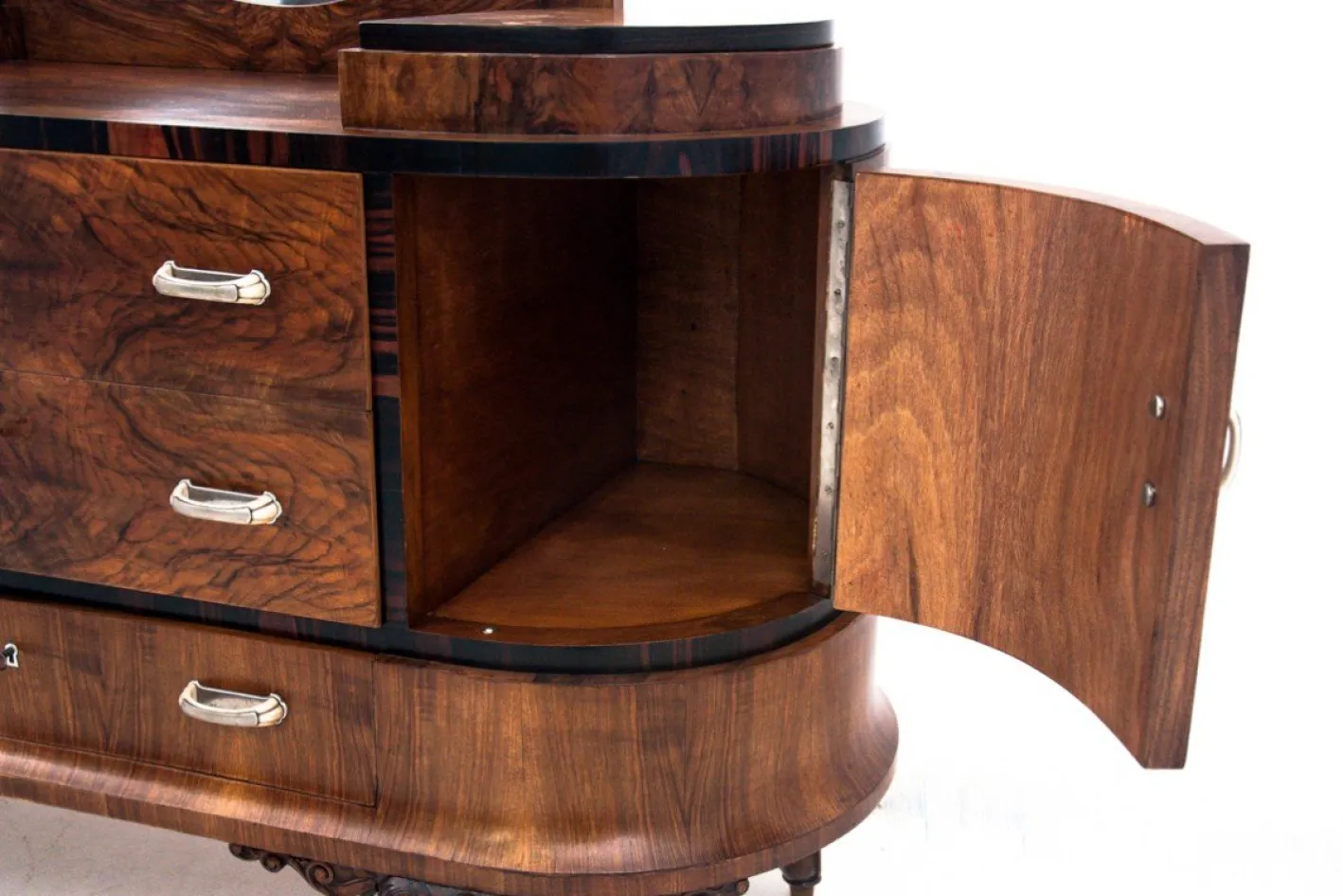 Italienischer Vintage Art Deco Frisiertisch, 1920er