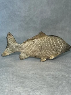 Italienischer Vintage Fisch Serviettenhalter aus Metall, 1970er