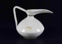 Italienischer Vintage Keramikkrug mit Blumen-Motiven von Deruta, 1970er