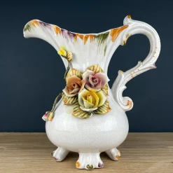 Italienischer Vintage Keramik Krug von Bassano, 1970er