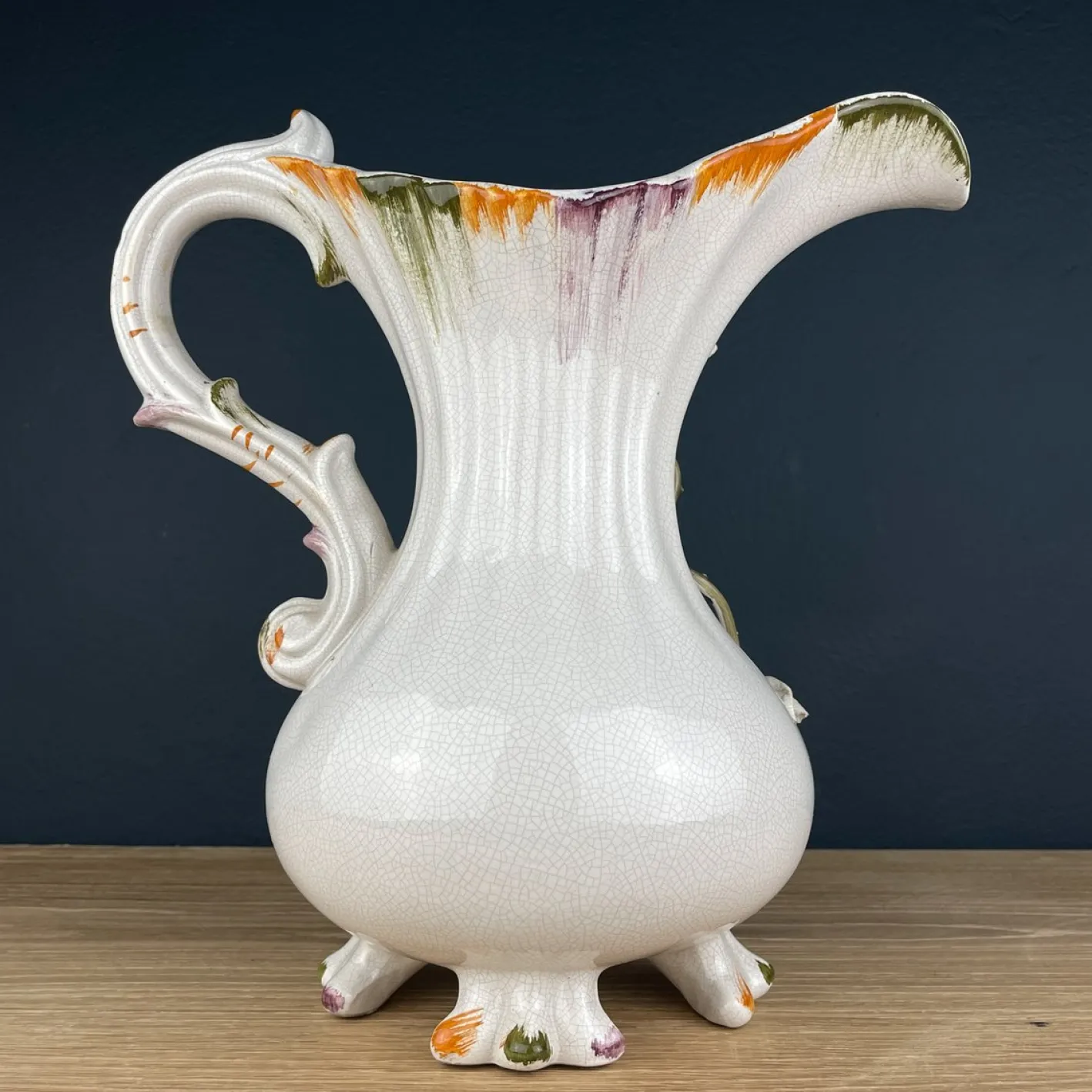 Italienischer Vintage Keramik Krug von Bassano, 1970er