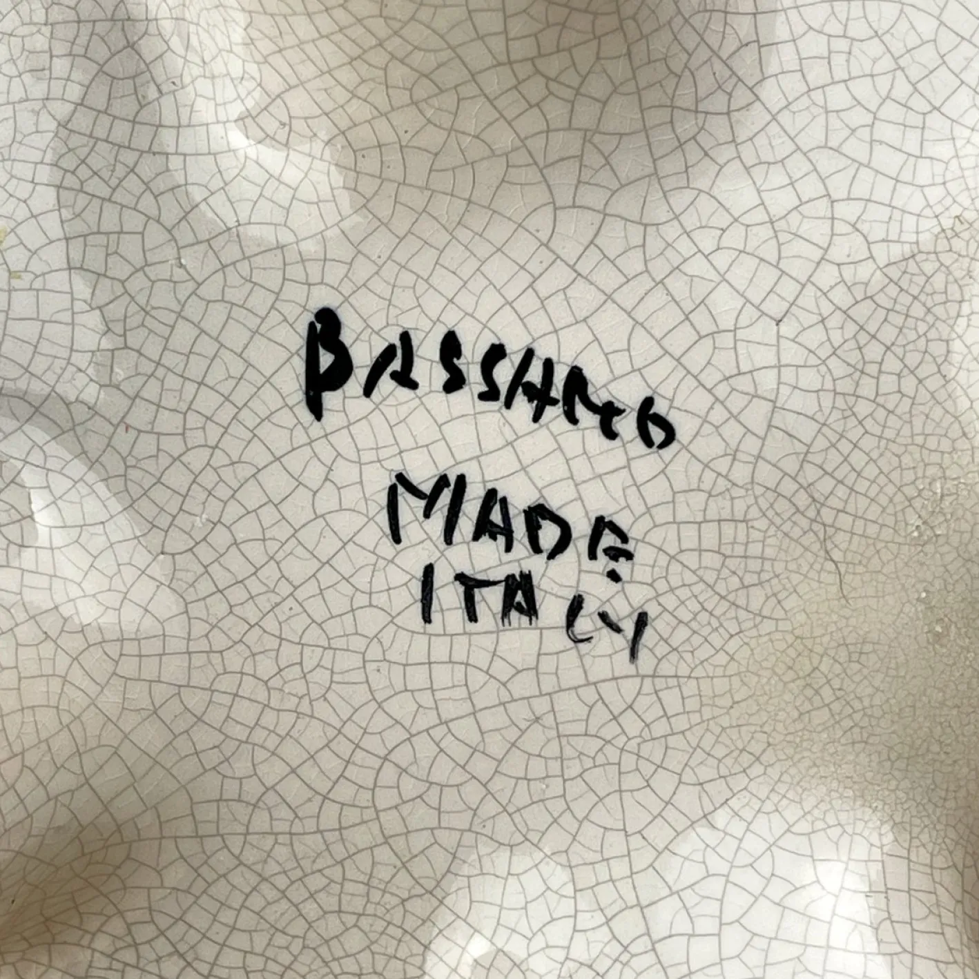 Italienischer Vintage Keramik Krug von Bassano, 1970er