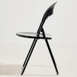 Italienischer Vintage Klappstuhl aus Metall, 1980er