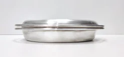 Italienischer Vintage Servierteller aus versilbertem Metall von Lino Sabattini, 1970er