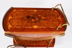 Italienischer Vintage Sorrento Servierwagen mit Intarsien, 1960