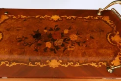 Italienischer Vintage Sorrento Servierwagen mit Intarsien, 1960