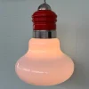 Italienischer Vintage Space Age Kronleuchter aus Glas & Metall von Mazzega, 1970er