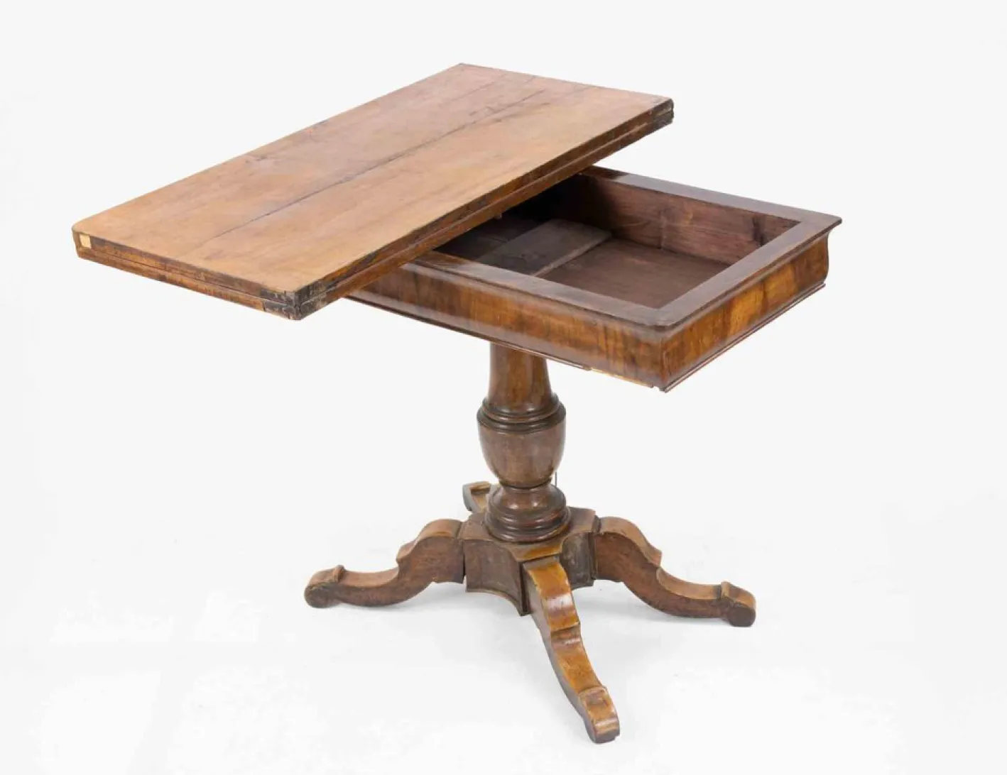 Italienischer Vintage Spieltisch aus Holz, 1950er