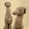 Italienischer Windhund aus Stein, 1980er