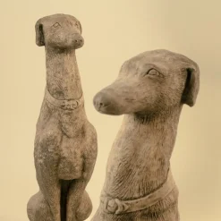 Italienischer Windhund aus Stein, 1980er