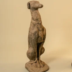 Italienischer Windhund aus Stein, 1980er