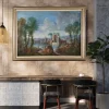Italienisches Capriccio Landschaftsgemälde von Maria Luigia Raggi, 18. Jh