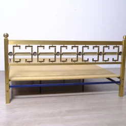Italienisches Doppelbett aus Messing aus den 1970er