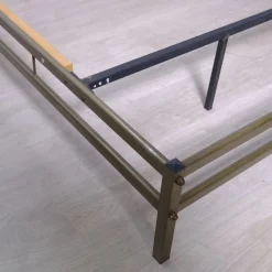 Italienisches Doppelbett aus Messing aus den 1970er