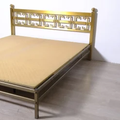 Italienisches Doppelbett aus Messing aus den 1970er
