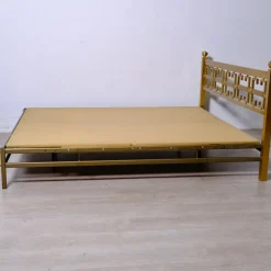Italienisches Doppelbett aus Messing aus den 1970er