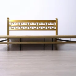 Italienisches Doppelbett aus Messing aus den 1970er