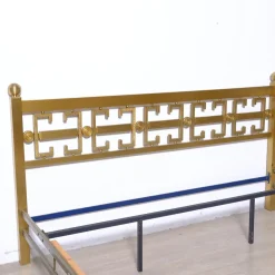 Italienisches Doppelbett aus Messing aus den 1970er