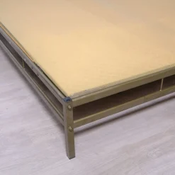 Italienisches Doppelbett aus Messing aus den 1970er