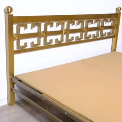 Italienisches Doppelbett aus Messing aus den 1970er