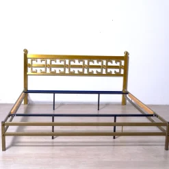 Italienisches Doppelbett aus Messing aus den 1970er