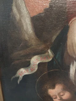 Italienisches Ölgemälde auf Leinwand, 1690er, gerahmt