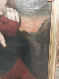 Italienisches Ölgemälde auf Leinwand, 1690er, gerahmt