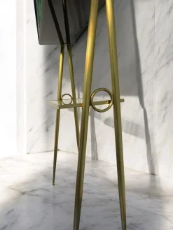 Italienisches Mid-Century Cocktail Bar Set mit Schrank von Gio Ponti, 1956, 4 . Set