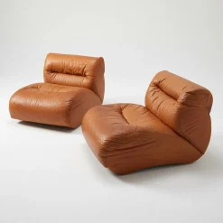 Italienische Space Age Sessel, 1970er, 2er Set