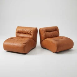 Italienische Space Age Sessel, 1970er, 2er Set