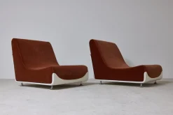 Italienische Space Age Sessel, 1970er, 2er Set