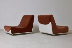 Italienische Space Age Sessel, 1970er, 2er Set