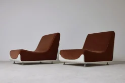 Italienische Space Age Sessel, 1970er, 2er Set