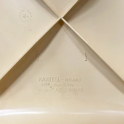 Italienische Space Age Stühle in Creme von Joe Colombo für Kartell, 1970er, 2er Set