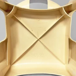 Italienische Space Age Stühle in Creme von Joe Colombo für Kartell, 1970er, 2er Set