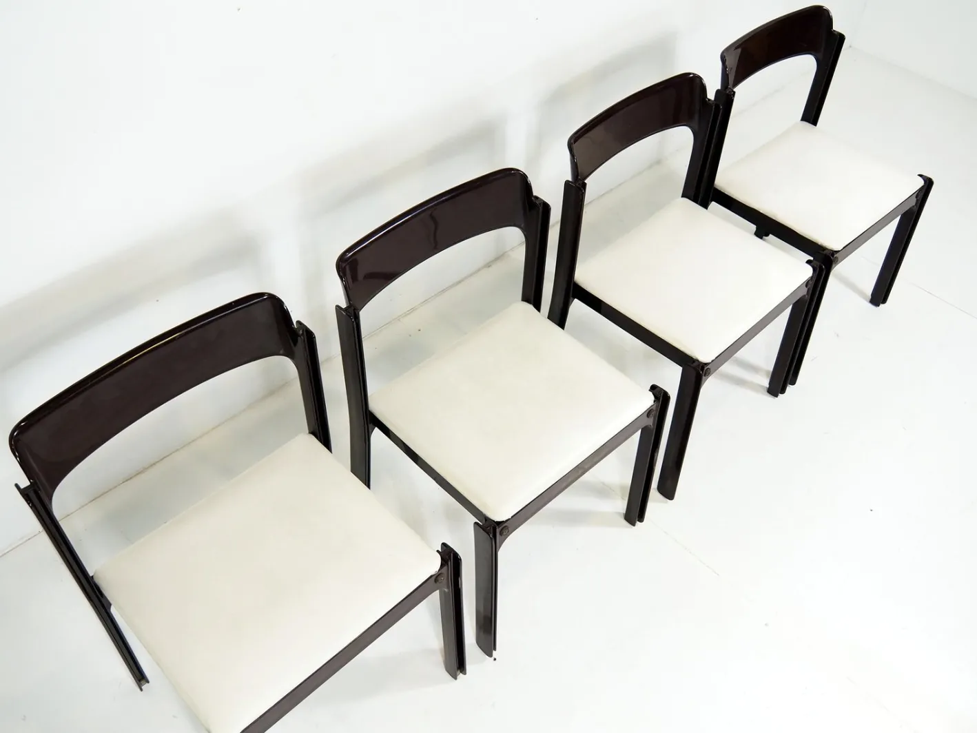 Italienische Spieltische & 4 Stühle Set von Gio Ponti für Fratelli Reguitti, 1972