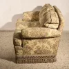 Italienisches 2-Sitzer Damast Sofa, 1980er