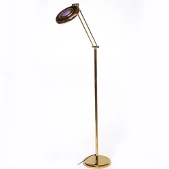Italienische Stehlampe aus Messing von Relco, 1980er