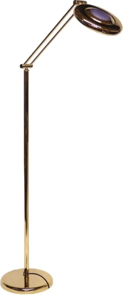 Italienische Stehlampe aus Messing von Relco, 1980er
