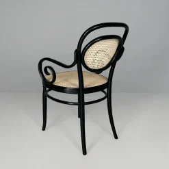 Italienische Stühle aus Stroh und Holz für Sautto und Liberale, 1930er, 6er Set