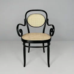 Italienische Stühle aus Stroh und Holz für Sautto und Liberale, 1930er, 6er Set