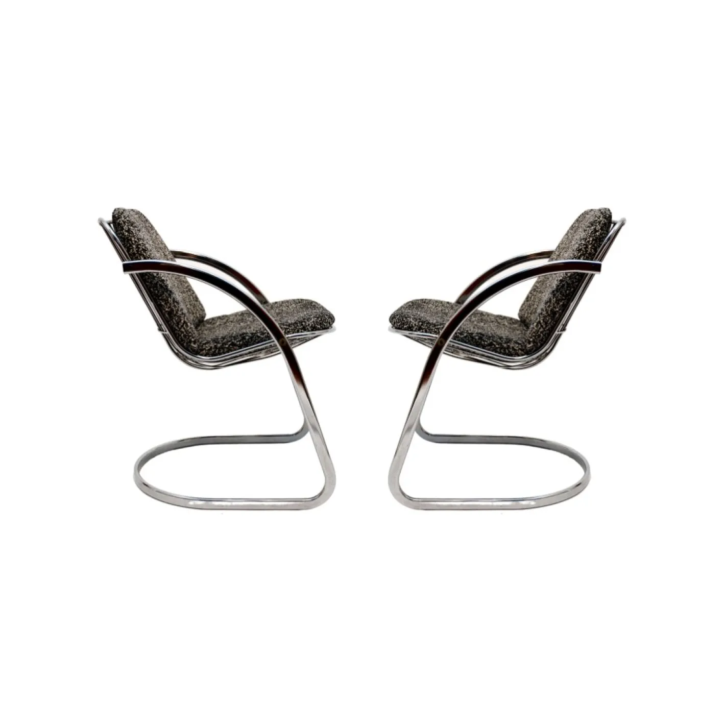 Italienische Stühle im Stil von Gastone Rinaldi, 1970, 2er Set