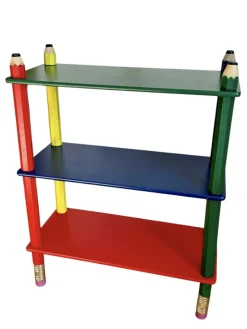 Italienisches Vintage Bücherregal mit Bleistift von Pierre Sala, 1980