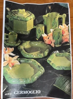 Italienisches Vintage Germoglio Kaffeeservice von Colin Morrow für Arpex International, 1970er, 14er Set
