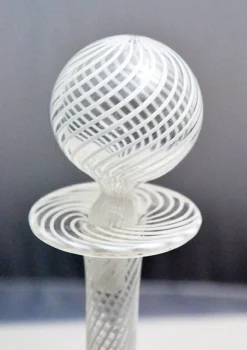 Italienische Vasen aus mundgeblasenem Glas von Aureliano Toso für Aureliano Toso, 1950er, 2er Set