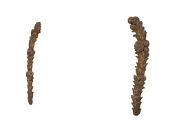 Italienische Vergoldete Rokoko Applikationen, 18. Jh., 1750er, 2er Set
