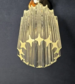 Italienische Vintage Deckenlampe aus Muranoglas, 1970er
